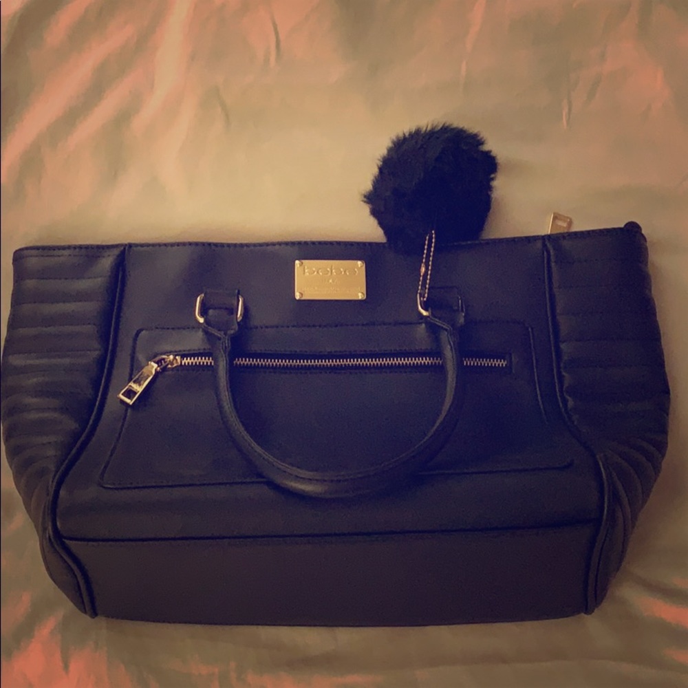 Bebe bag (black leather)